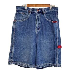Vintage DNMecca Denim Carpenter Shorts Mens 34 Y2K Baggy Dizzy Shorts Jorts